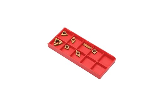 14 Pcs Turning Inserts for 1/2'' 12mm Turning Grooving Threading Boring Carbide Inserts Carbide Turning Tool