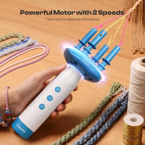 Caydo Cord Maker Fringe Twister Machine T1, Cording for Needlepoint &Sewing