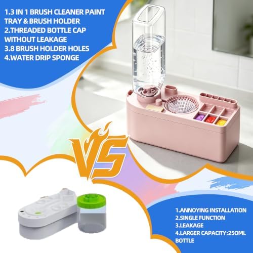 Paint Brush Cleaner Tool Water Color Brush Rinser Flush My Brush