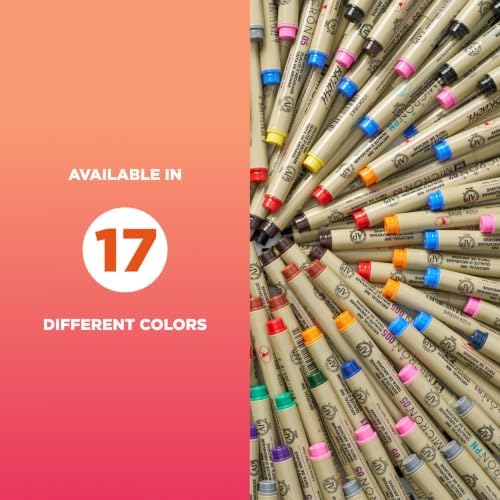 Sakura 30065 6-Piece Pigma Micron (Colors may vary) 05 Ink Pen Set