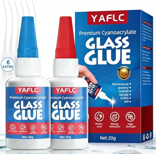 Glass Glue Liquid, Super Glue for Glass Repair 40g