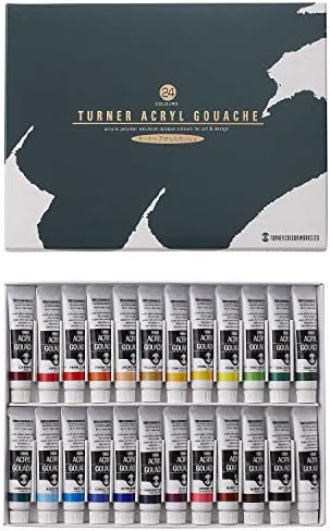 Turner acrylic gouache 24 colors set school (japan import) by Turner color