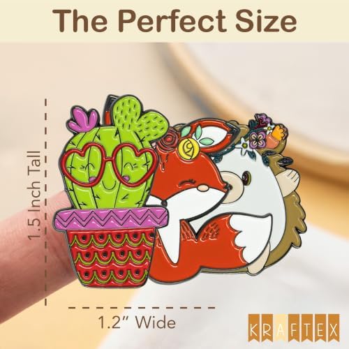 Kraftex Magnetic Needle Minder. Needleminder for Embroidery & Sewing. Cute Needlepoint Accessories. Magnetic Needle Holder for Cross Stitch. Cute Magnet Pin Gift