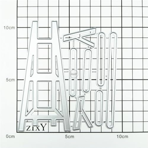 Patchwork Potted Plant Rack Metal Cutting Dies for Card Making