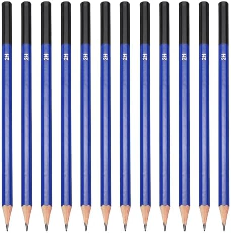 PATIKIL 2H Drawing Pencils for Sketching, 12PCS Sketch Pencils for Drawing Art Pencils Graphite Wood Pre-sharpened for Drawing Sketching Artists, 2H Pencils