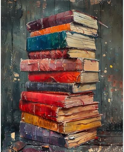 Arpilul Book Paint by Number for Adults-Paint by Numbers for Adults Beginner, Adult Paint by Number Kits on Canvas for Home Wall Art Decoration and Gifts 16x20Inch(Z-YH44)