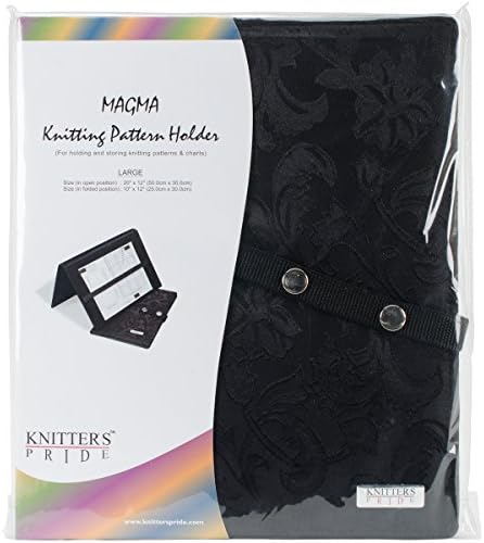 Knitter's Pride KP800112 Magma Knitting Fold-Up Pattern Holder, 19.65 X 11.81-Inches