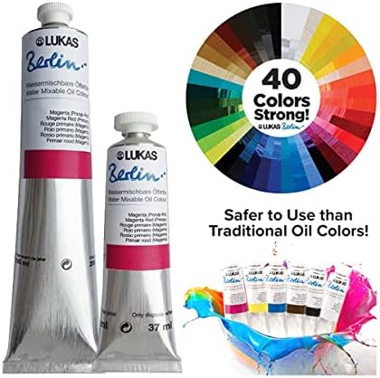 LUUKAS Water Mixable Premium Oil Paint 200 ml Pewter red (Imitation.)