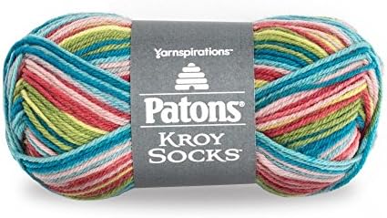 Patons Kroy Socks Yarn - (1) Gauge - 1.75 oz - Meadow - For Crochet, Knitting & Crafting