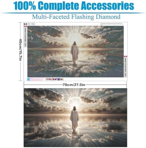 Extra Large Diamond Painting Kits for Adults, 5D Diamond Art Kits 28x16 In