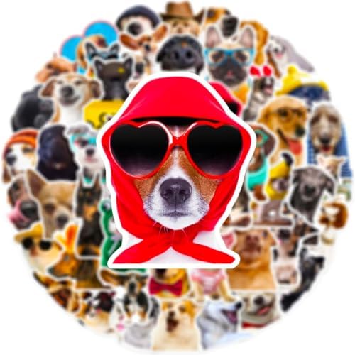 Dog Stickers, 100 Pcs Cute Dog Waterproof Stickers, Vinyl Stickers for Water Bottle, Laptop, Phone Stickers for Kids Teens Girls Adults