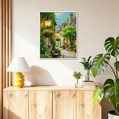 Amaieuin Landscape Painr by Numbers Kits for Adults,Paint by Number Adult,Paint by Number Canvas for Adults for Home Decor Gift 16x20in