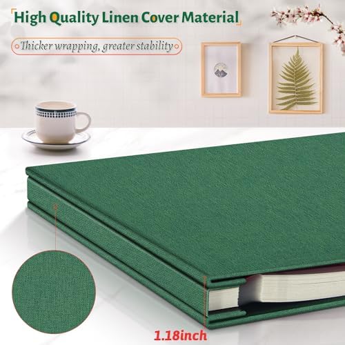 Artfeel Photo Album Self Adhesive Scrapbook,Large Photo Book for 4x6,5x7,8x10 Pictures,DIY Album for Baby Wedding Family Travel Birthday,with Metallic Pen and Scraper