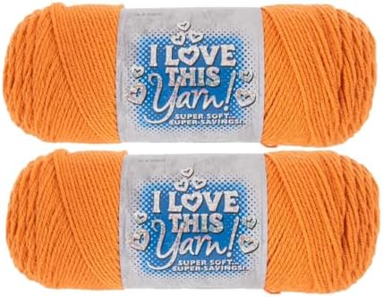 Hobby Lobby I Love This Yarn, 100% Acrylic, 356 Desert Glaze, Set of 2