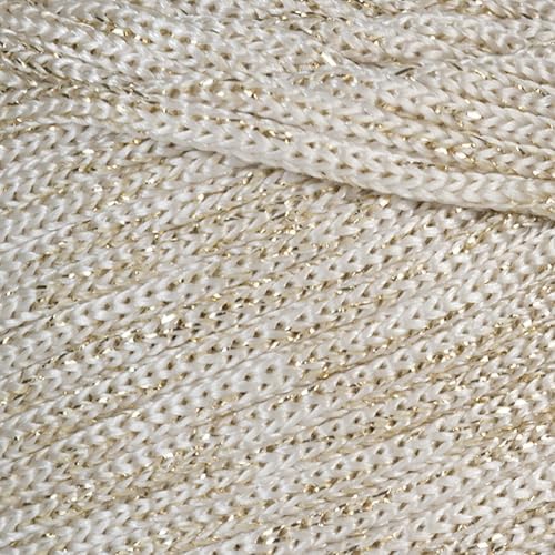 Makromecity Sparkle 2 Skeins of Polypropylene Macrame Cord 3mm x 131 Yards (394 feet) Premium Polyester Macrame Cord for Macrame Art & Crafts for Wall Hangings, Bags, Underplate, Rug