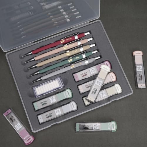 Mr. Pen- Mechanical Pencil Set with Lead and Eraser Refills, 5 Pack