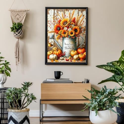 Tabszca Sunflower Vase Paint by Numbers Kit for Adults 16 X 20 Inch