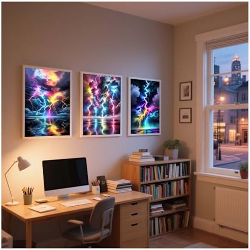 GREENCRUISE 12 Pack Diamond Painting Kits for Adults, 5D Diamond Art Kits for Beginners, DIY Full Drill Paint with Diamond, Home Wall Decor 12 x 16 Inch TYPE3