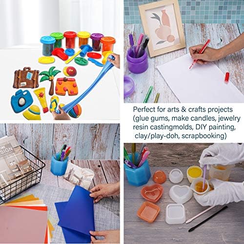 Gartful Extra Large Transparent Silicone Mat, Countertop Protector, 25.2 x 17.7 inches Silicone Sheet for Crafts Resin Jewelry Casting Mat Pad Nonstick Table Placemat