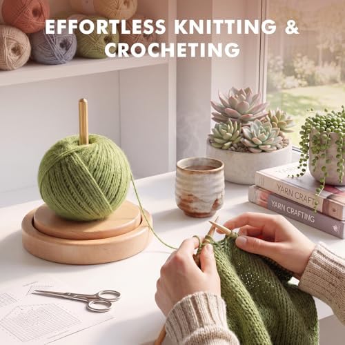 Yarn Holder for Crocheting & Knitting, Knitting Crocheting Accessory Gift