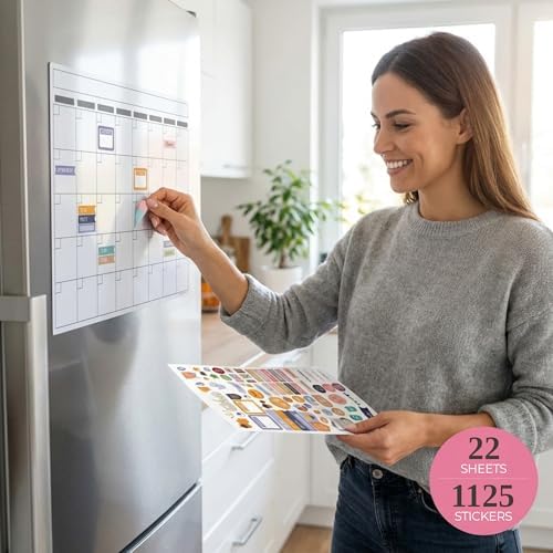 Aesthetic Monthly Planner Stickers - 1100+ Beautiful Design Accessories