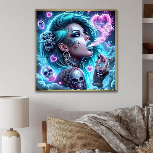Xylogist Diamond Art Kits for Adults, Gothic Diamond Painting Kits 14x14in