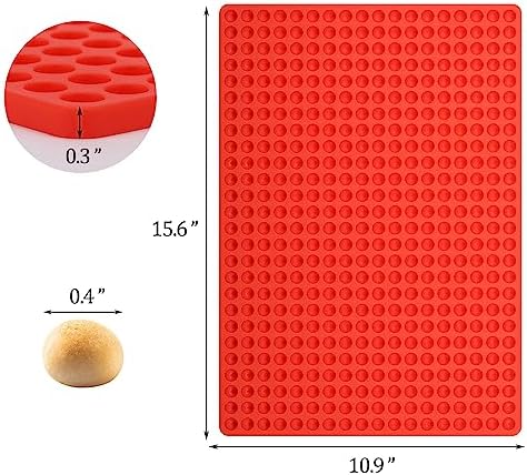 2 Pcs Mini Round Silicone Molds, 468 Cavity Semi Sphere Molds for Homemade Chocolate Chips, Candy, Baking, Wax Melts Beads, Ice Balls, Dog Training Treats
