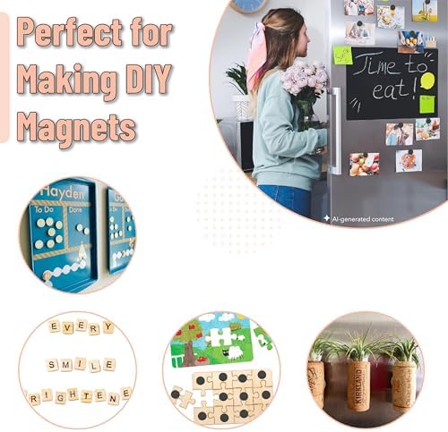 Mr. Pen- Self Adhesive Magnet Dots, 240 pcs, Flexible and Extra Thin