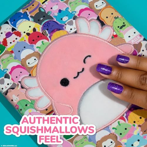 Squishmallows Original Archie the Axolotl Squishy Journal, 80 Lined Pages, Cute Diary, Kids Journal, Birthday Gift, Girls Journal, Cute Stationery