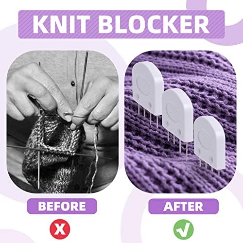 20Pcs Knit Blockers & Pins Kit, Knit Blocking Combs for Blocking Knitting