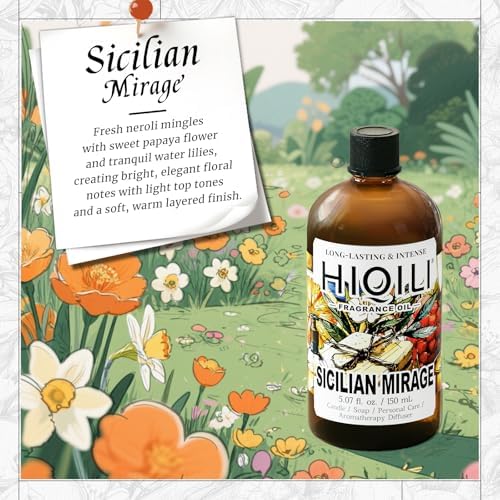 HIQILI Sicilian Mirage Fragrance Oil for Candle, Perfume & Personal Care