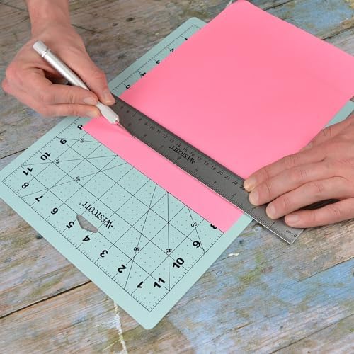 Westcott 9 X 12in Self-Healing Craft Cutting Mat with Grid for Sewing, Quilting, Card Making (00503)