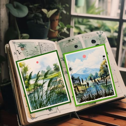 PH PandaHall Grass Weed Clear Stamps for Card Making, Clear Silicone Stamp Transparent Craft Seal Stamp Plants for Photo Scrapbooking Painting Crafting Album Journal Decor
