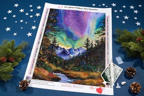 DIAMOND ART CLUB Lunar Reflections Diamond Art Kits for Adults
