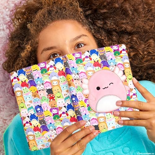 Squishmallows Original Archie the Axolotl Squishy Journal, 80 Lined Pages, Cute Diary, Kids Journal, Birthday Gift, Girls Journal, Cute Stationery