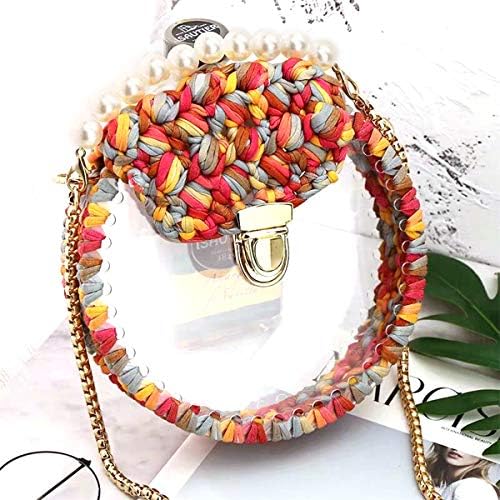 iSuperb 4 Pack Knitting Yarn Colorful Cloth T-Shirt Yarn Fabric Crochet Cloth for DIY Knitted Art Basket Bag - 400g