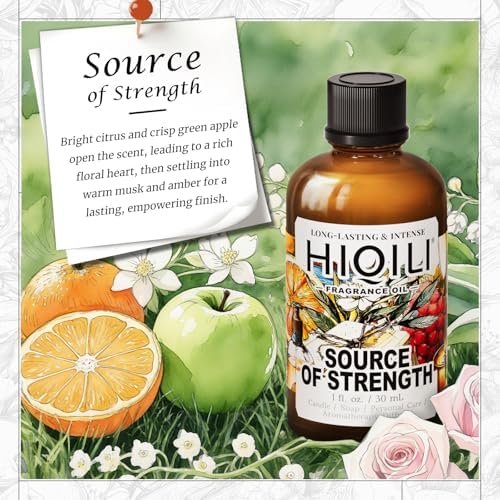 HIQILI Source of Strength Fragrance Oil for Diffuser, Candle & Soap Making
