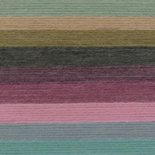 Lion Brand Yarn Mandala DK Lightweight Yarn for Knitting, Crochet, and Crafts, Orcs, 1 Pack, Self-Striping Acrylic Fiber for Baby Blankets, Multicolor Shawls and Variegated Cardigans