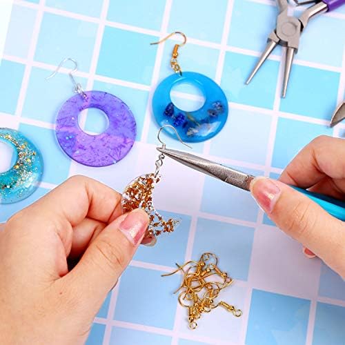 shynek 4pcs Jewelry Pliers Tools Kit for Crafts, Wire Wrapping, Jewelry Making Supplies