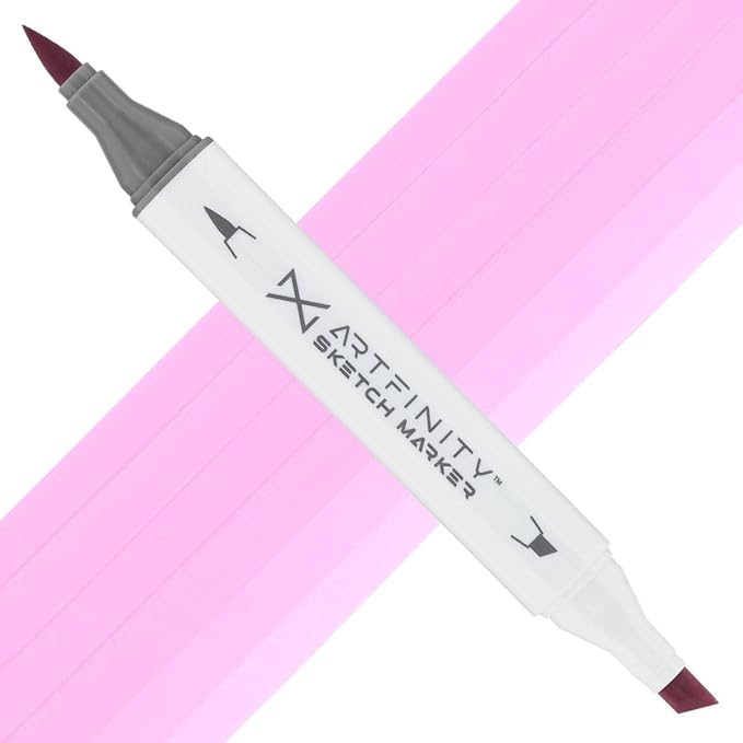 Artfinity Sketch Markers - Pale Purple V1-3, Vibrant, Professional, Dye-Based Alcohol Markers for Artists, Drawing, Travel, & More