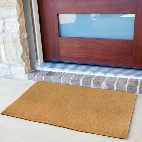 Blank Door Mat for Crafting and Painting, Artificial Coir Doormat Outdoor, Non-Slip Rubber Backing Welcome Mat for Indoor/Outdoor Front Porch Entryway (30x17 Inch)