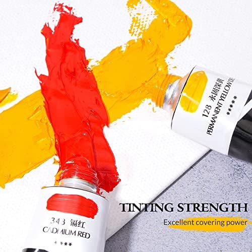 Paul Rubens Artist Oil Paint,18 Vibrant Colors with Great Lastfastness, 60ml Large Capacity Tubes, Oil Paint Set Supplies for Artists, Students, Beginners | 60 ml Large Capacity Tubes, Oil Paint Set Supplies for Artists, Students, Beginners