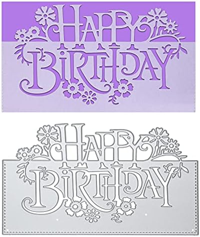 Patelai 6 Pcs Metal Cutting Dies Flower Butterfly Bird Card Making Dies