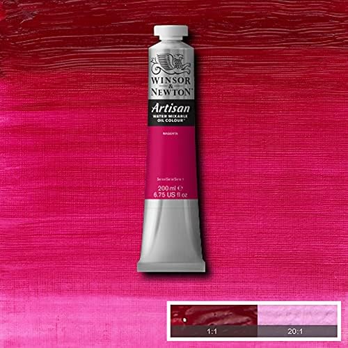 Winsor & Newton Artisan Water Mixable Oil Paint, 200ml, Magenta