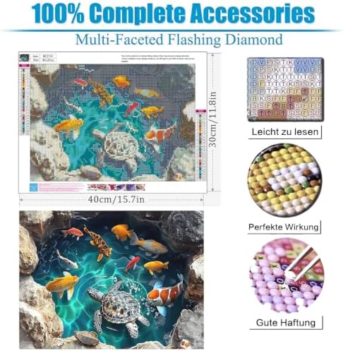 Lophomie Diamond Art Kits for Adults, 5D Diamond Painting Kits 16x12 in