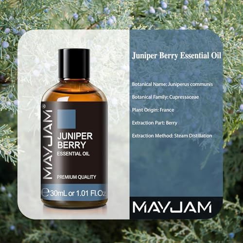 MAYJAM Juniper Berry Essential Oil for Diffusers for Home, 1.01fl.oz