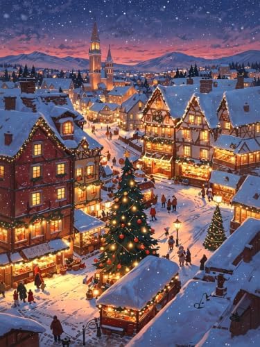Christmas Diamond Art Kits for Adults, Diamond Art Painting Kits for Adults