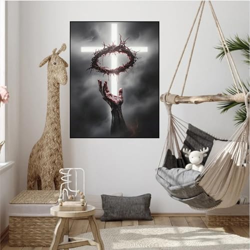 ijbnhd Diamond Art Kits for Adults Jesus Diamond Painting Kits