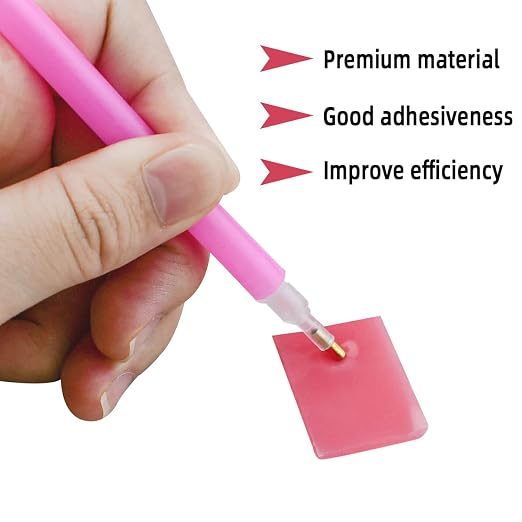 72 Pieces Diamond Glue Clay Painting Glue Clay DIY Diamond Embroidery Wax Tool Set Painting Wax for 5D Diamond Art Drilling Embroidery Cross-Stitch Diamond Art Glue Wax (2 x 2 cm)