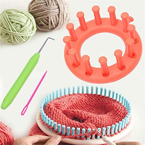 Mofuiry 4 Sets Knitting Loom Hooks, Crochet Hook Set with 8 Pieces Needles for Knifty Knitters